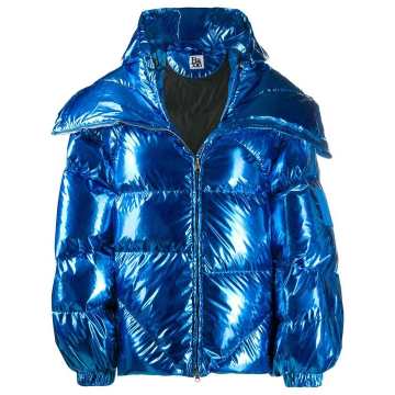 Double B metallic puffer jacket