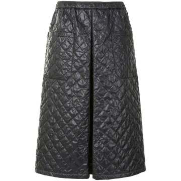 quilted effect culottes
