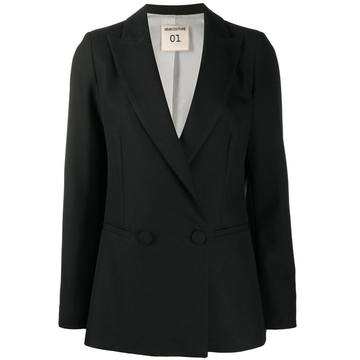 double-breasted tailored blazer