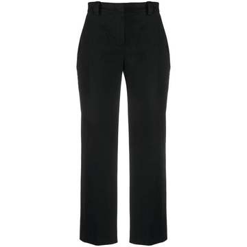 wide-leg tailored trousers