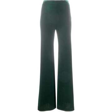 Winter Sun velvet-effect trousers