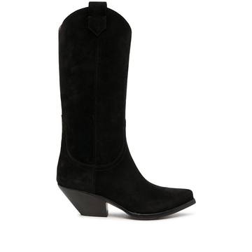 Elise suede cowboy boots