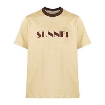 logo-print boxy T-shirt