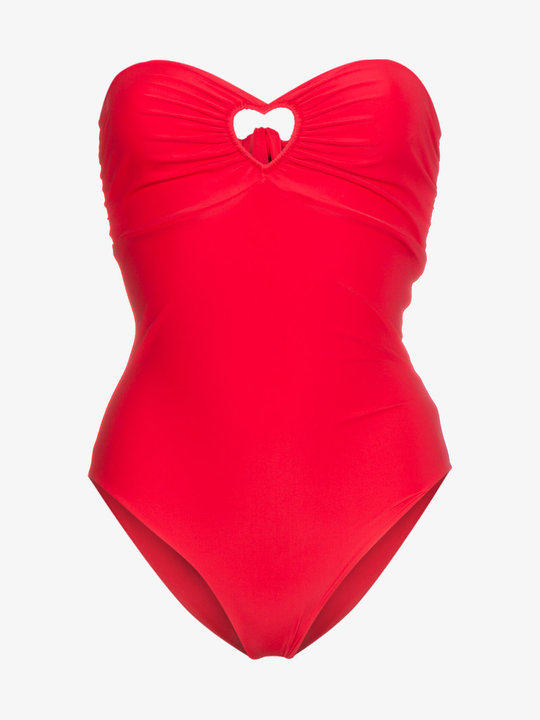 Florentine Red CutOut Swimsuit展示图