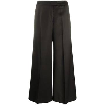 black palazzo trousers