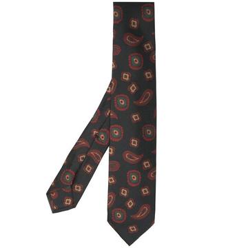 paisley-print tie