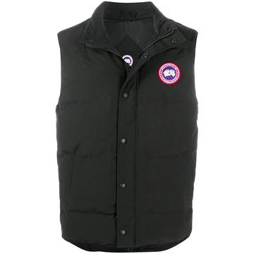 logo patch gilet jacket