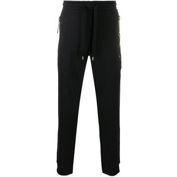 maxi-zip track pants