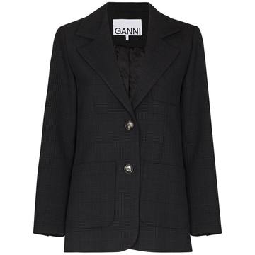 Phantom checked blazer