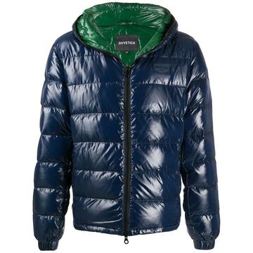 hooded puffer jacket