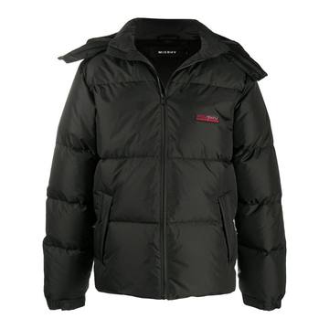 hooded puffer coat