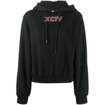 logo-patch hoodie
