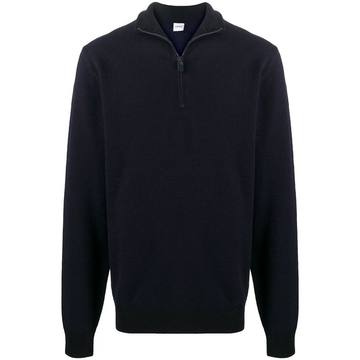 long-sleeved zipped jumper