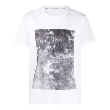 bleached graphic T-shirt