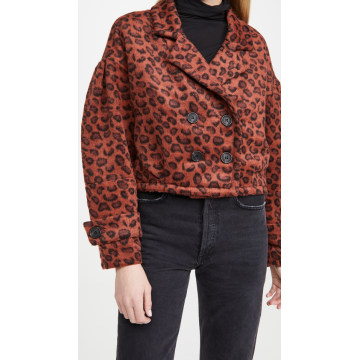 Wow Moment Leopard Brushed Jacket