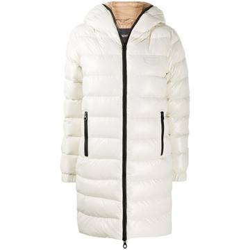 hooded puffer jacket