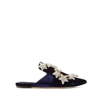 Mithra velvet slipper shoes