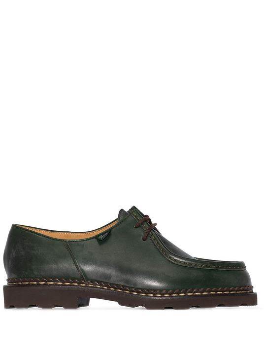 green Michael Lisse leather shoes展示图