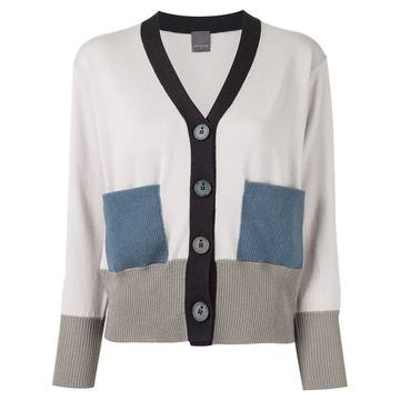 colour-block cardigan