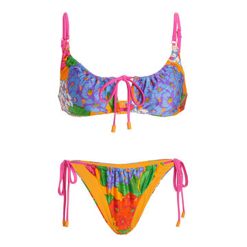 Riders Printed String Bikini Set