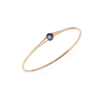 M'ama Non M'ama London Blue Topaz & 18K Rose Gold Bangle