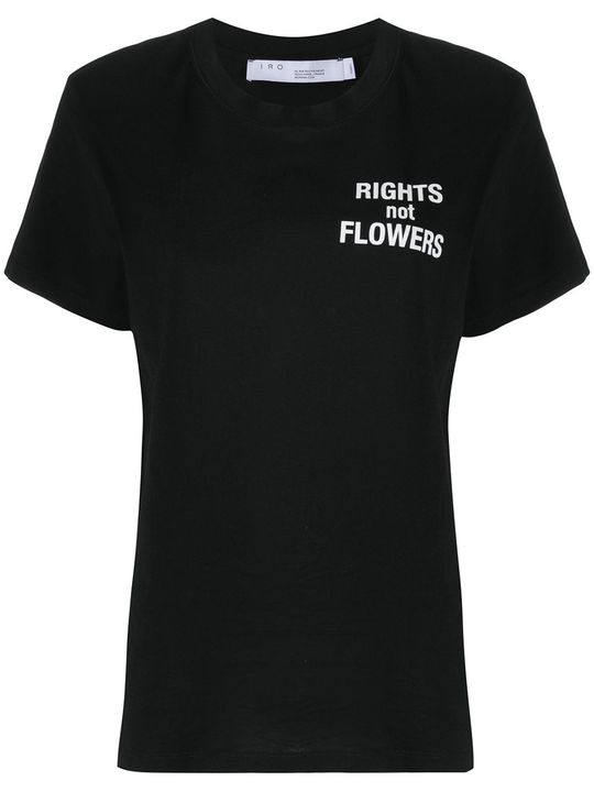 Rights Not Flowers 印花T恤展示图