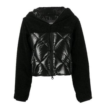 fleece padded puffer jacket