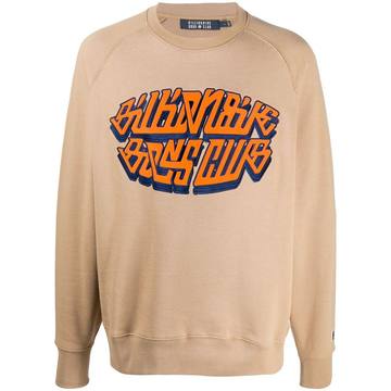 logo print sweatshirt