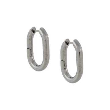 link-effect hoop earrings