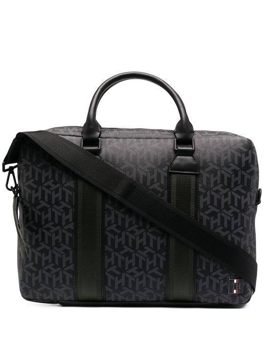 monogram-print laptop bag展示图