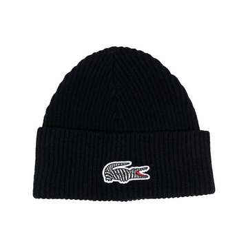 knitted logo hat