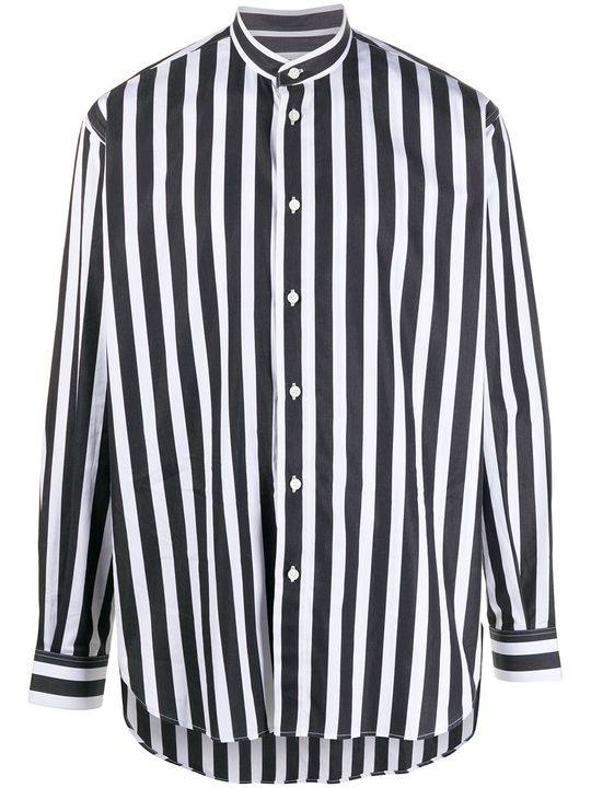 stripe print shirt展示图