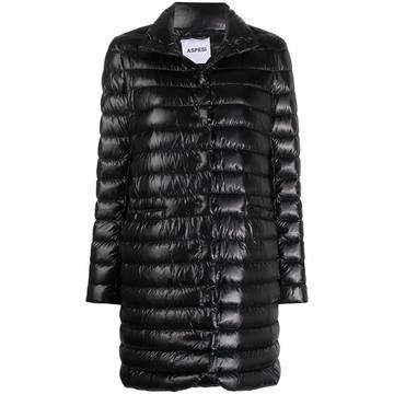 high-neck padded coat