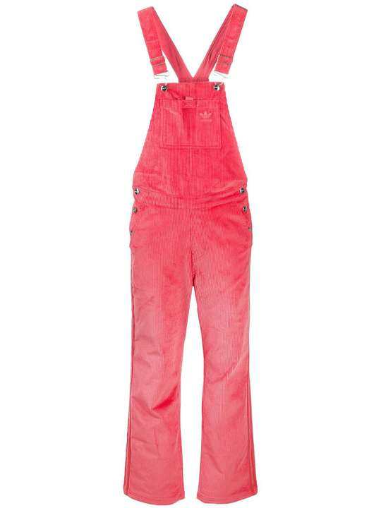 flared corduroy dungarees展示图