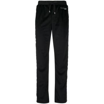 Relax velvet track trousers