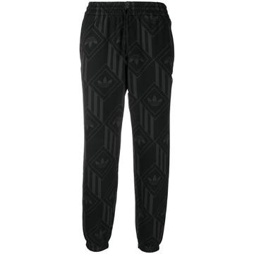 mono tonal cotton track trousers