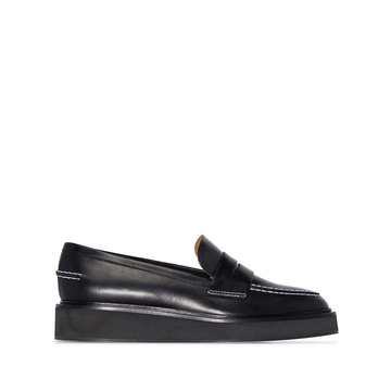 Monsano flatform leather loafers