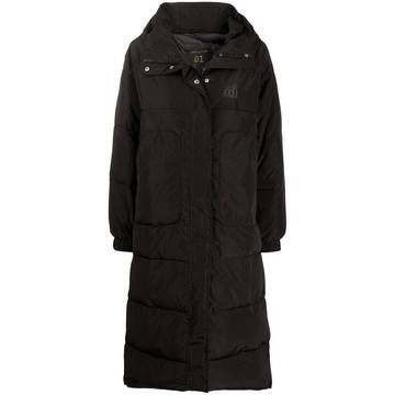 oversize hooded parka coat