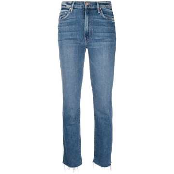 high-waisted Rascal Ankle Snip jeans