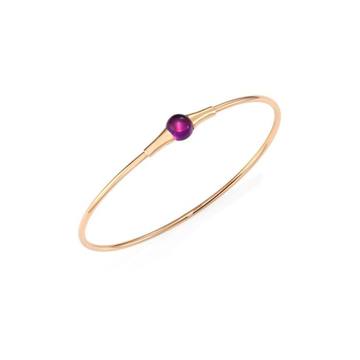 M'ama Non M'ama Amethyst & 18K Rose Gold Bangle