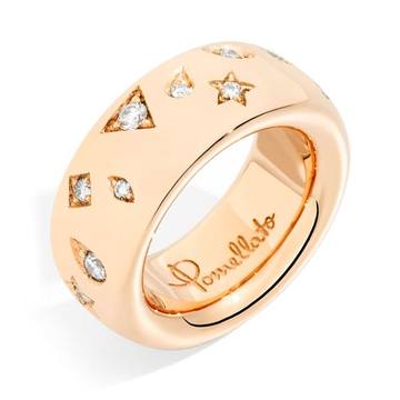 Medium Rose Gold and Diamond Iconica Ring