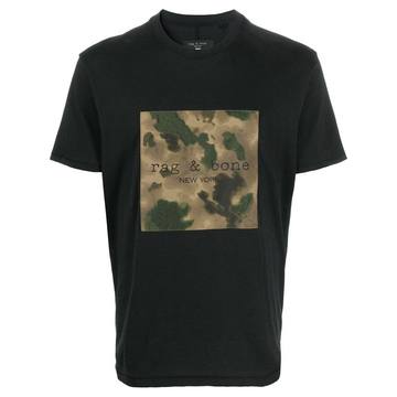 camouflage-print cotton T-shirt