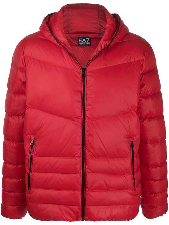 quilted puffer jacket展示图