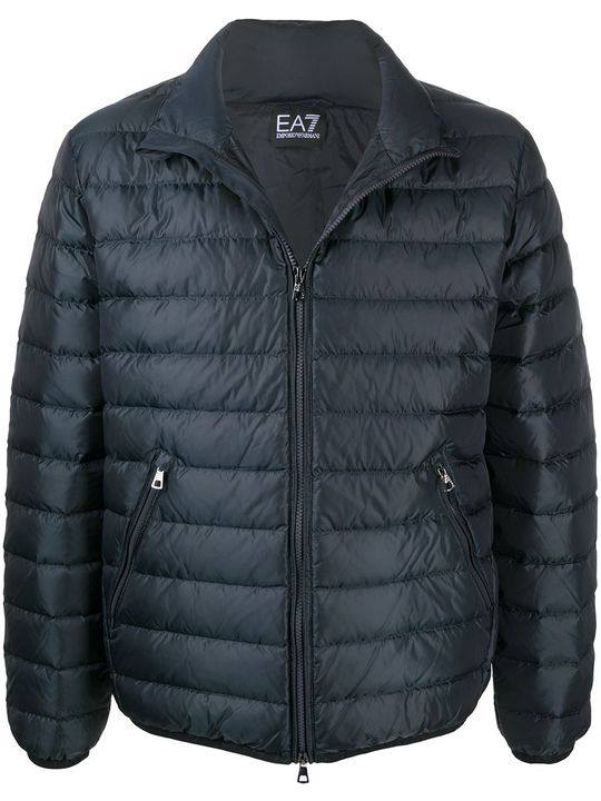 quilted puffer jacket展示图