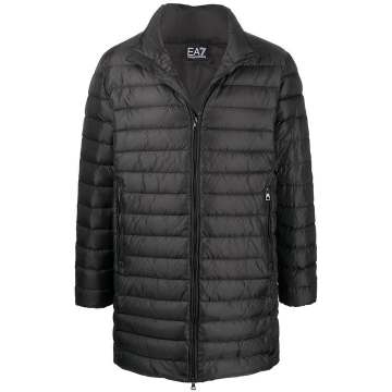 quilted puffer coat