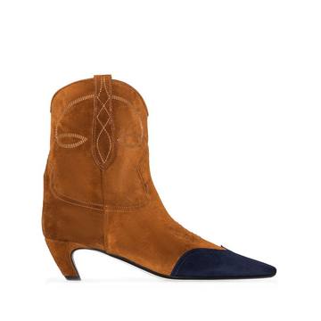 Dallas 45mm suede ankle boots