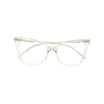 clear frame cat eye glasses