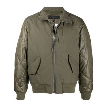 olive bomber jacket