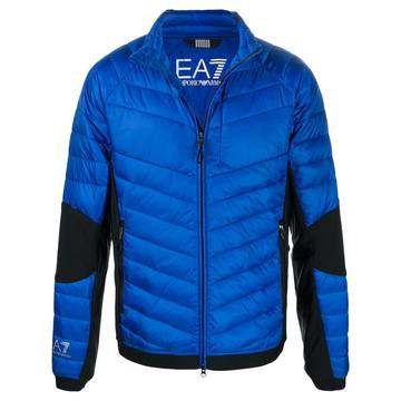 elbow-panel padded jacket