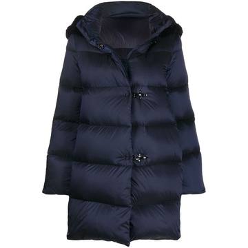 hooded padded coat